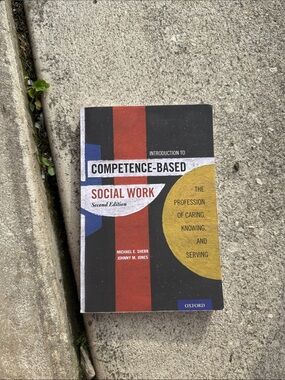 Oxford Competence-Based Social Work - Black, Red, Yellow Cover